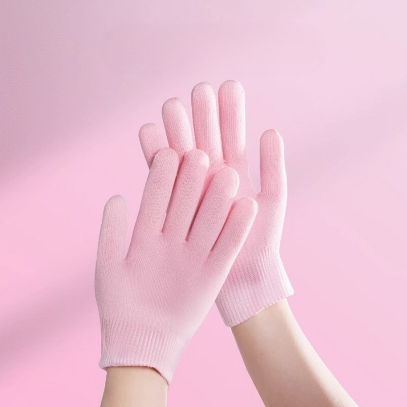 (1 Pair) Moisturizing Glove Set, Silicone Gel Spa Gloves For Dry Cracked Skin