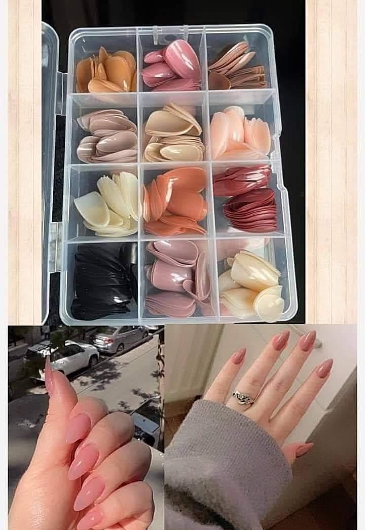 288 PCs colorful nails box