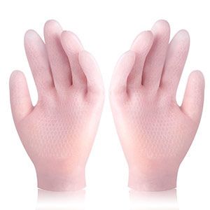 (1 Pair) Moisturizing Glove Set, Silicone Gel Spa Gloves For Dry Cracked Skin