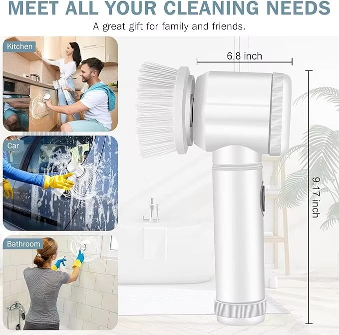 Magic Brush Wireless Battery Cleaning Brush