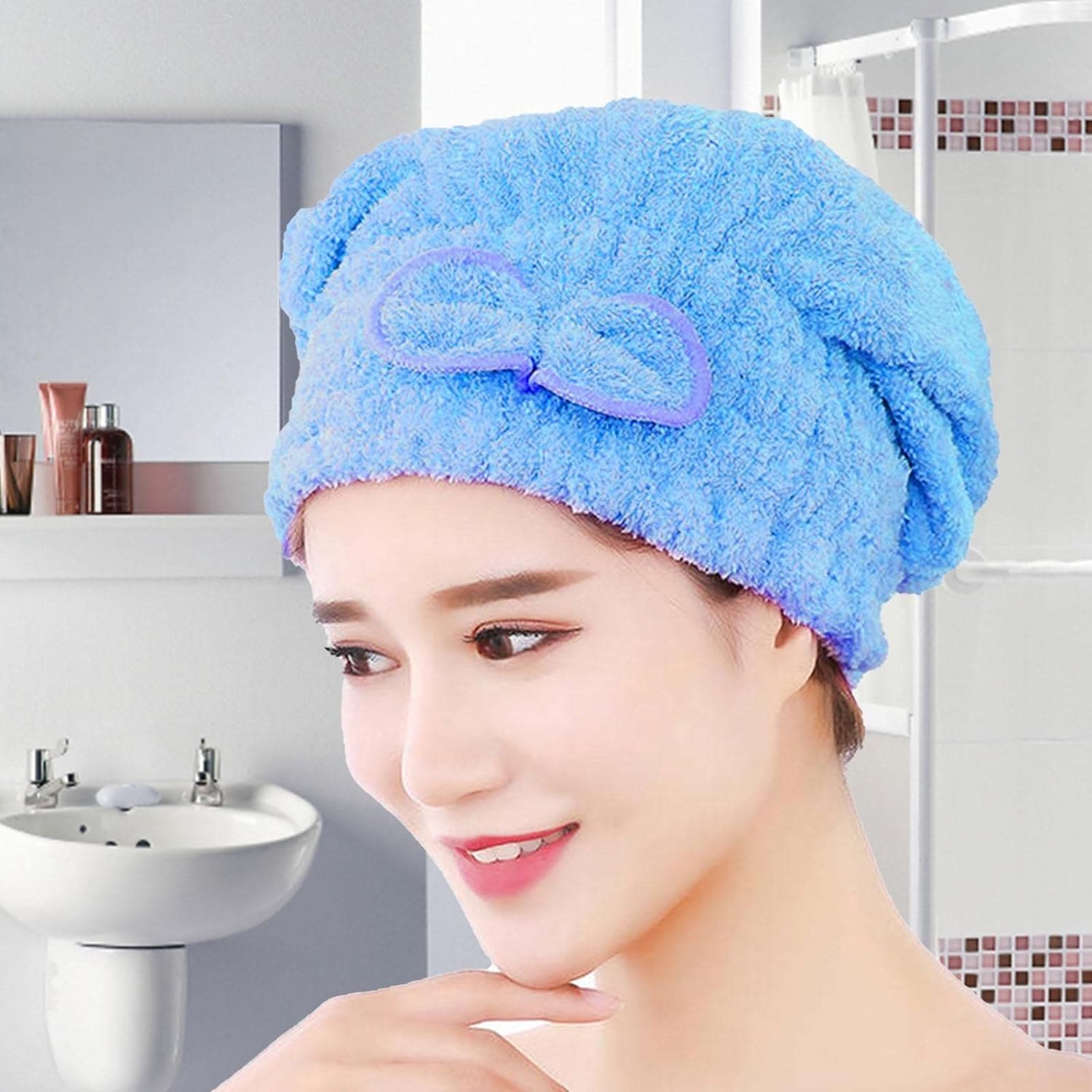 Hair Drying Towel Cap