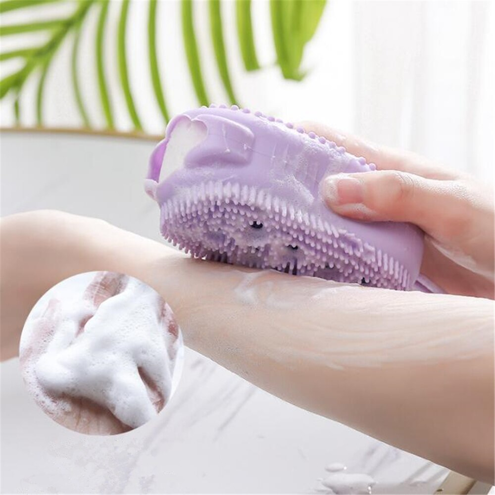 silicone soap bath massage