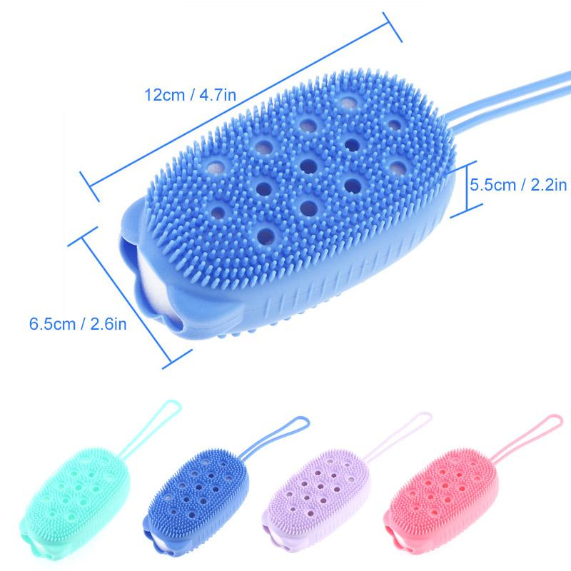 silicone soap bath massage