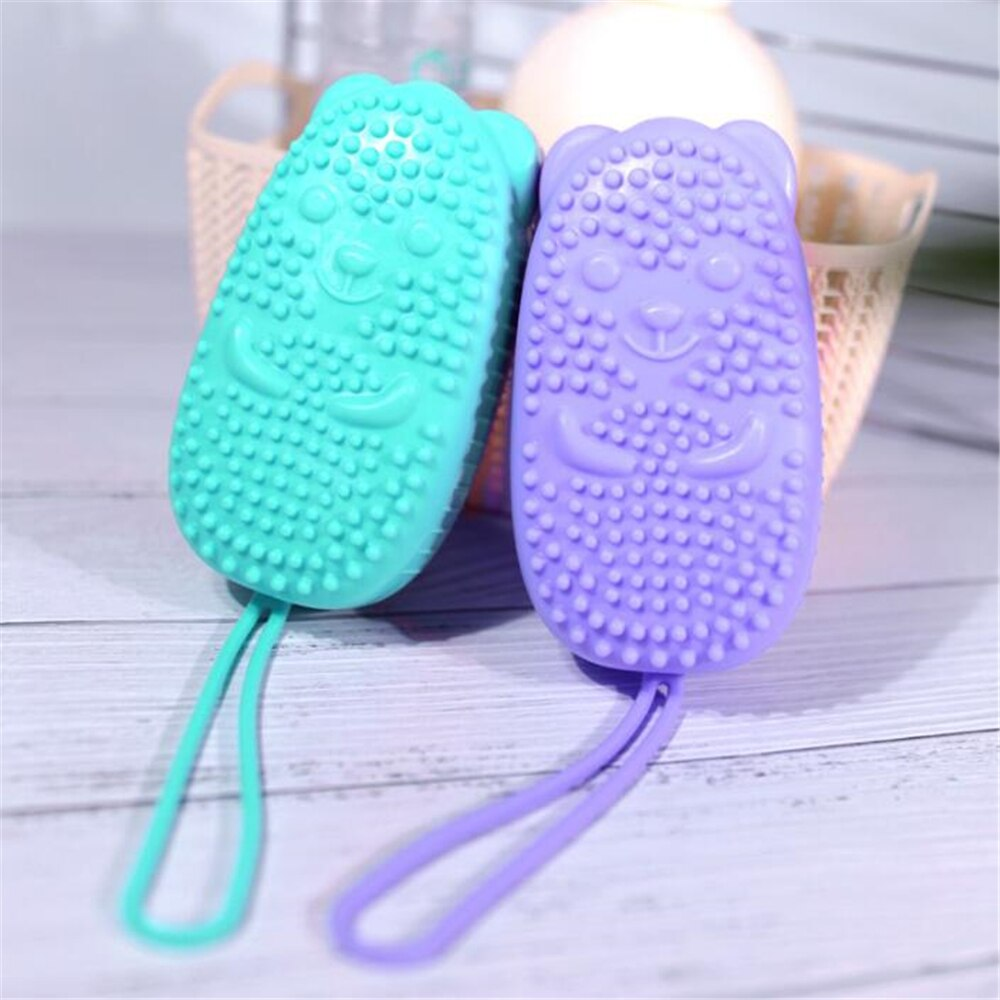 silicone soap bath massage