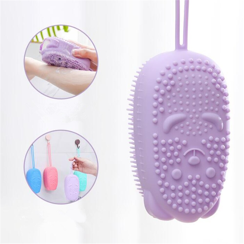 silicone soap bath massage
